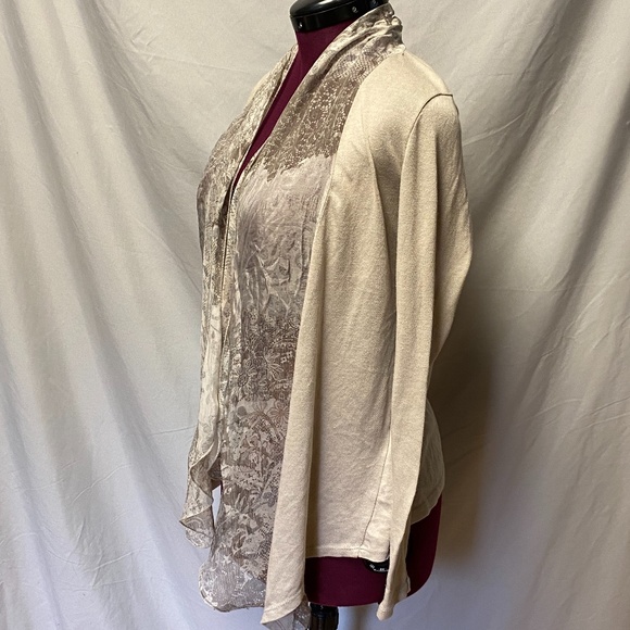 Lungo L'arno made in Italy open front cardigan - Picture 3 of 8